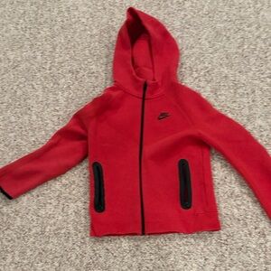 Nike Red and Black tech Full-Zip Hoodie